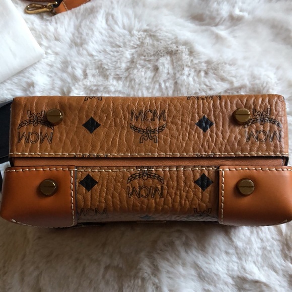 MCM Monogram Trunk Messenger Bag - Picture 8 of 13